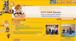 Desktop Screenshot of eveshoeeducare.co.za