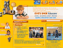 Tablet Screenshot of eveshoeeducare.co.za
